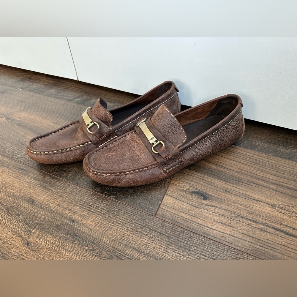 Cole Haan Mens Somerset Bit Driver Loafers Brown Size 10